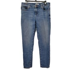 Eileen Fisher Women's Straight Leg Mid Rise‎ Jeans Size 10 Organic Cotton Blue